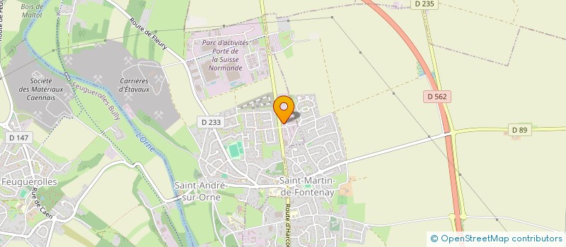 localisation de l'entreprise LETOVA CONSEILS  SAINT-ANDRE-SUR-ORNE