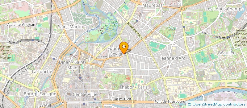 localisation de l'entreprise LETPER à RENNES