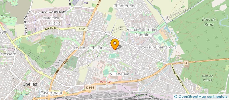 localisation de l'entreprise LETR'ART SARL à CHELLES