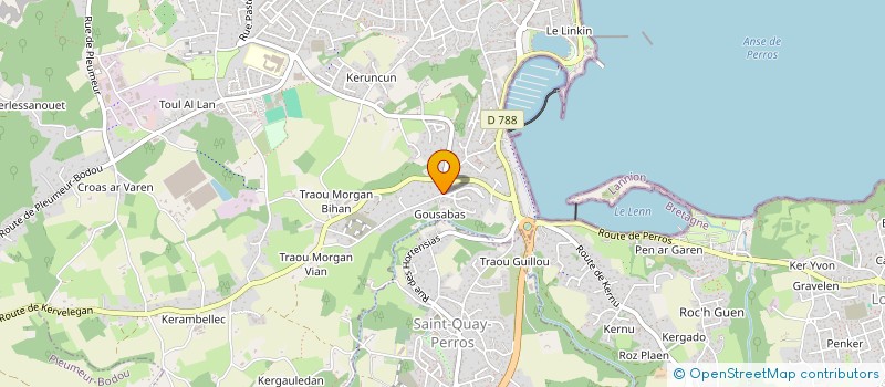 localisation de l'entreprise LETREN  PERROS-GUIREC