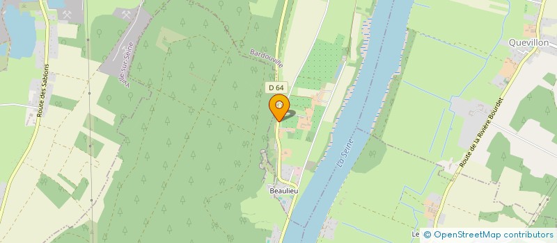 localisation de l'entreprise LETRESOR  BARDOUVILLE