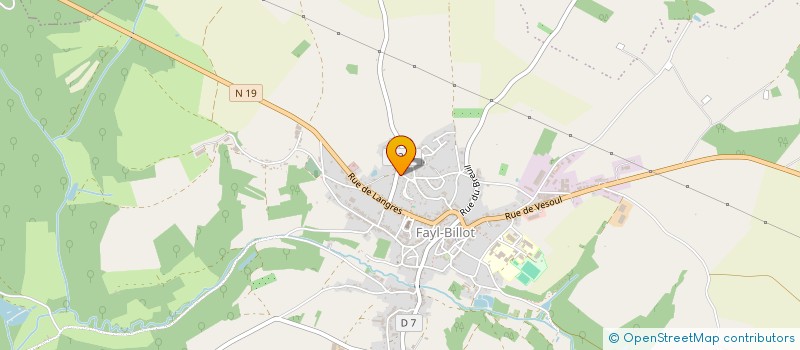 localisation de l'entreprise LETREUX ENERGIE à FAYL-BILLOT