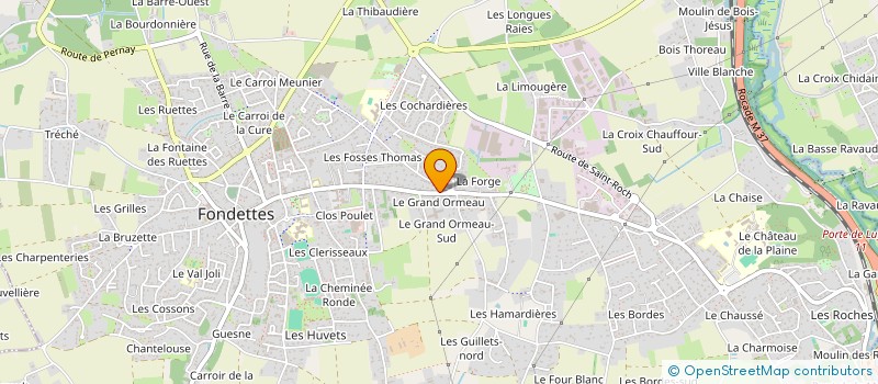 localisation de l'entreprise LETROISTESS à FONDETTES