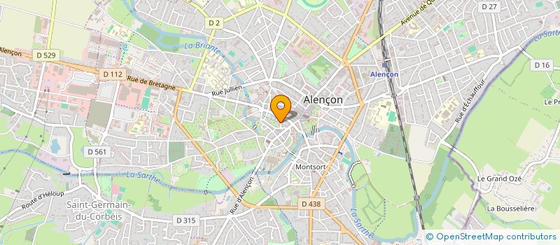 localisation de l'entreprise LETROUIT-GUILLEMAND à ALENCON