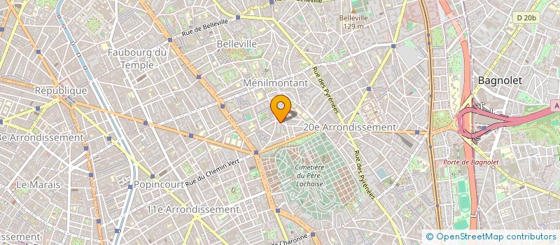 localisation de l'entreprise LETS GO BAT  PARIS