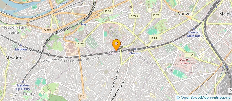 localisation de l'entreprise LETS GO PAYSAGISTE à CLAMART