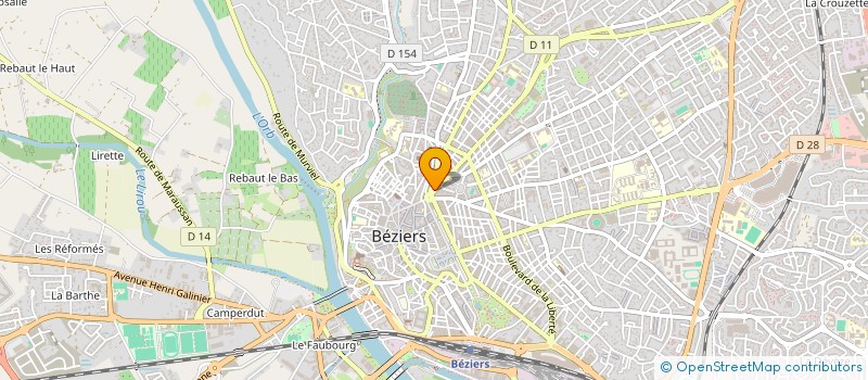 localisation de l'entreprise LETSCHER à BEZIERS