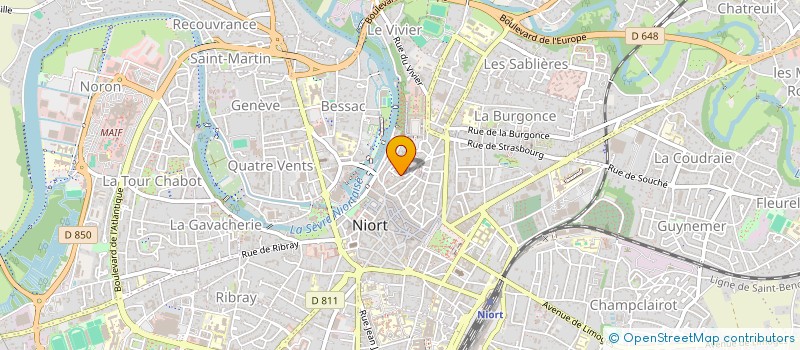 localisation de l'entreprise LETSEA THE WILD  NIORT