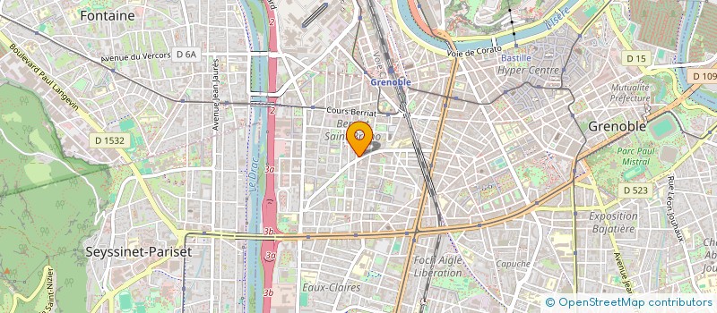 localisation de l'entreprise LETSMOVE  GRENOBLE