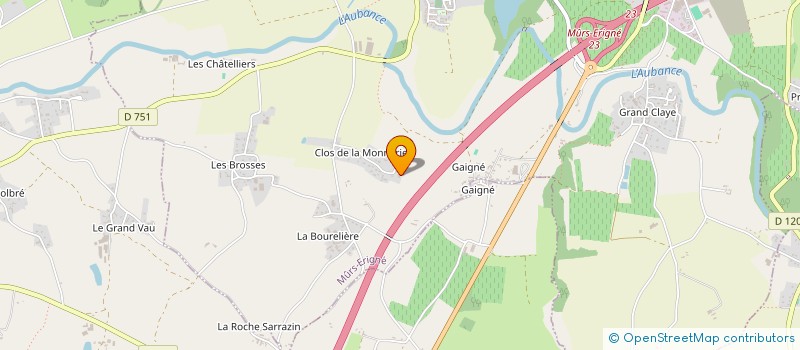 localisation de l'entreprise LETTEO  MURS-ERIGNE