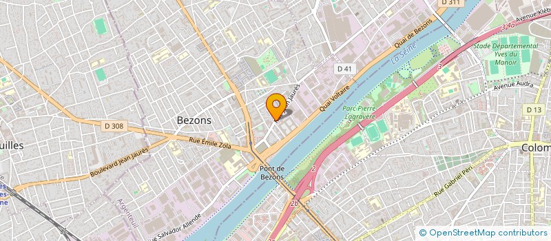 localisation de l'entreprise LETTRAPUB à BEZONS