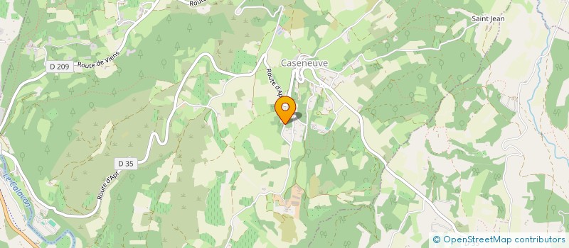 localisation de l'entreprise LETTRE A ELISE  CASENEUVE