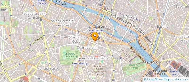 localisation de l'entreprise LETTRE ET LUMIERE ENSEIGNES  PARIS