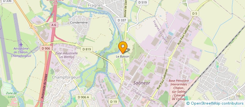 localisation de l'entreprise LETTRES ENSEIGNES ANTON à FRAGNES-LA LOYERE