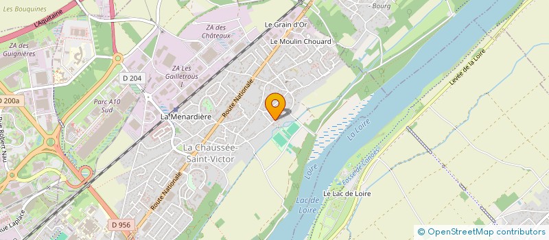 localisation de l'entreprise LETTRES ET COULEURS  LA CHAUSSEE-SAINT-VICTOR