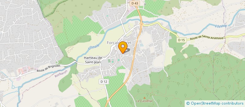 localisation de l'entreprise LETTRES ET GOURMANDISES  FORCALQUEIRET