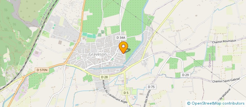 localisation de l'entreprise LETTRES ET LATTE  GRAVESON