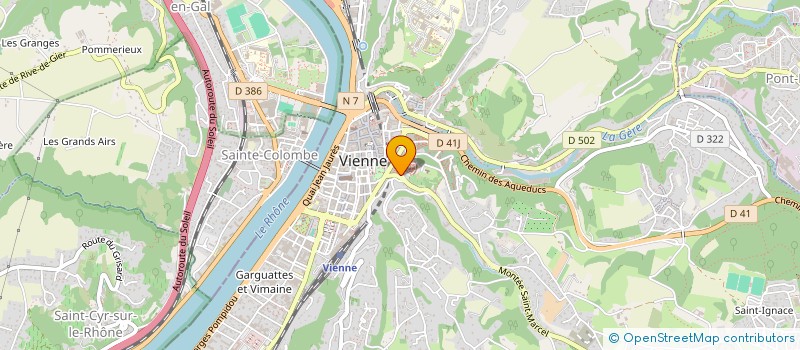 localisation de l'entreprise LETTRES SUR COUR à VIENNE