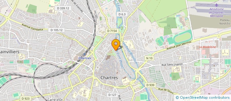 localisation de l'entreprise LETTRINE SARL à CHARTRES