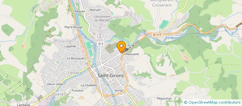 localisation de l'entreprise LETTY à SAINT-GIRONS