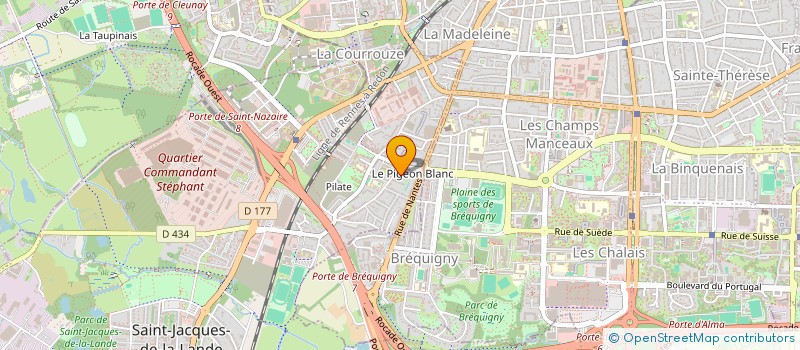 localisation de l'entreprise LETUE ALBERT PERE ET FILS  SAINT-JACQUES-DE-LA-LANDE