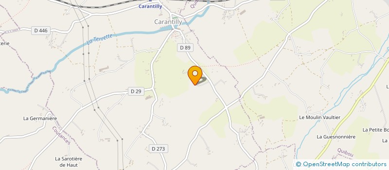 localisation de l'entreprise LETULLIER SERVICES A LA PERSONNE  CANISY