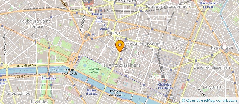 localisation de l'entreprise LETUS COURTAGE  PARIS