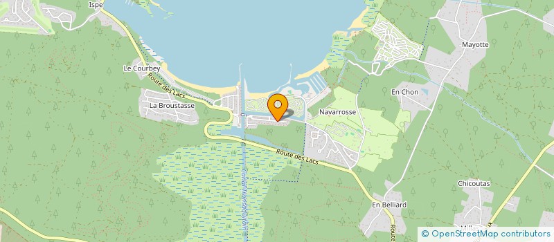 localisation de l'entreprise LETYM  BISCARROSSE