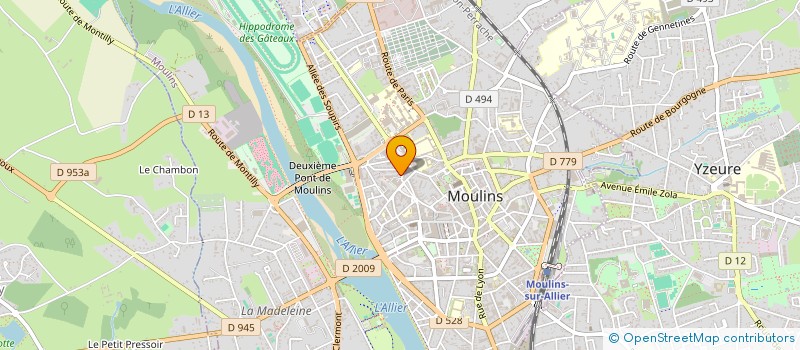 localisation de l'entreprise LEUCAGERS à MOULINS