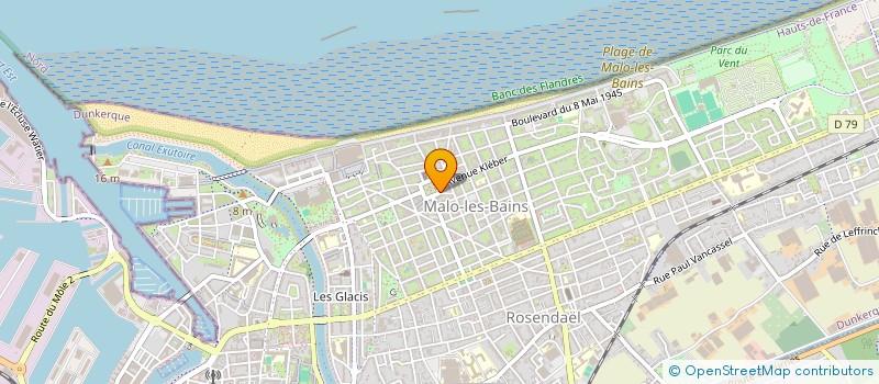 localisation de l'entreprise LEUCCI IMMOBILIER à DUNKERQUE