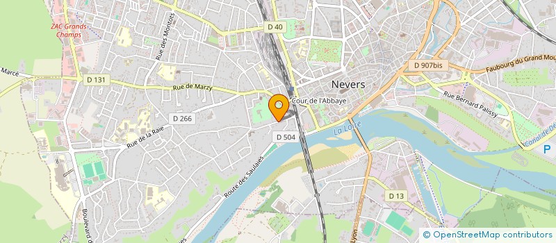 localisation de l'entreprise LEUCEMIE ESPERANCE SERGE 58  CHALLUY