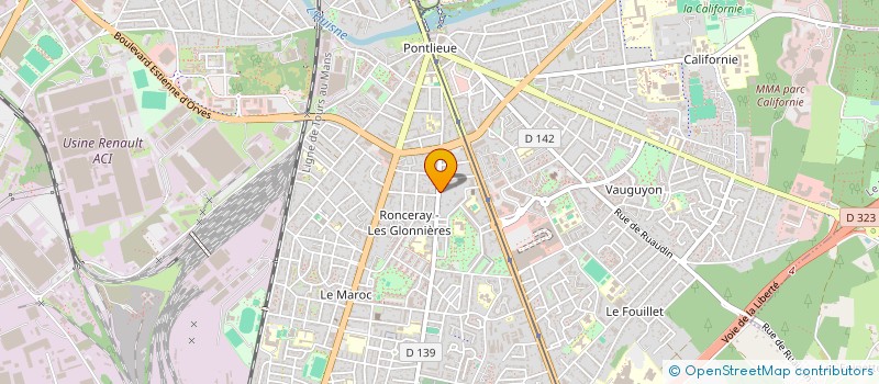 localisation de l'entreprise LEUCK CHAILLOU  LE MANS