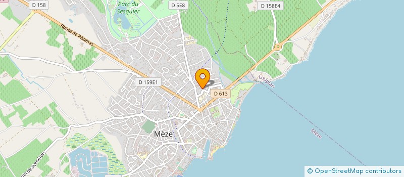 localisation de l'entreprise LEUCOTHEE à MEZE