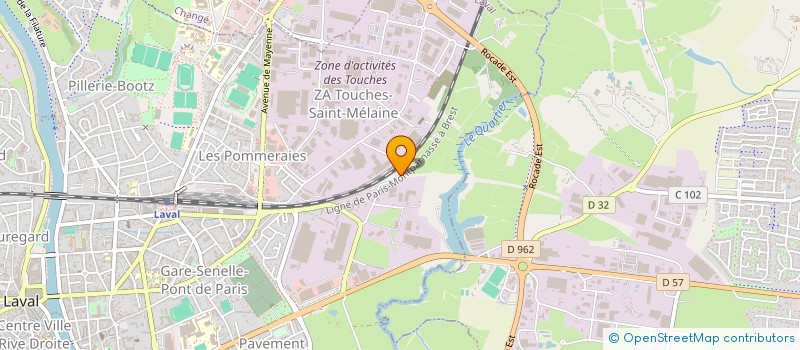 localisation de l'entreprise LEUDIERE PRESTATION DE SERVICES à LAVAL