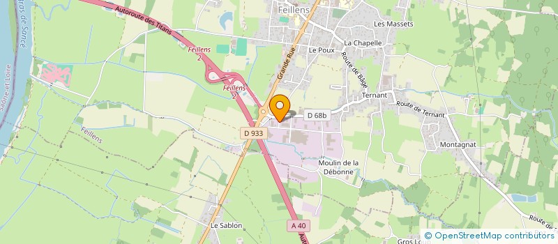 localisation de l'entreprise LEULLIER DISTRIBUTION à FEILLENS