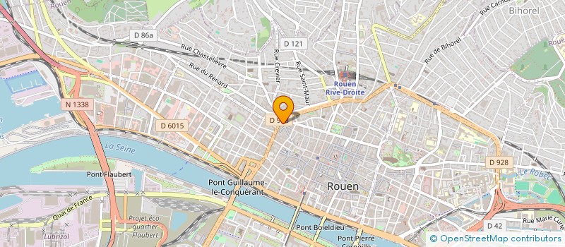 localisation de l'entreprise LEULLIER-GRAM à ROUEN