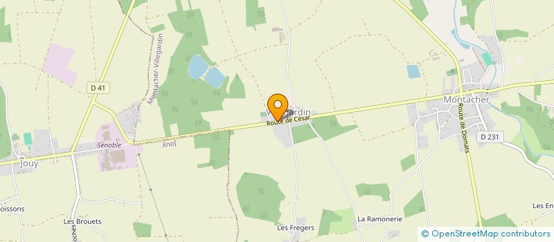localisation de l'entreprise LEUNDO à MONTACHER-VILLEGARDIN