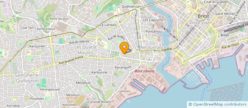 localisation de l'entreprise LEUR APPRENDRE A DIRE NON à BREST