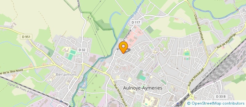 localisation de l'entreprise LEUR CHEF  AULNOYE-AYMERIES