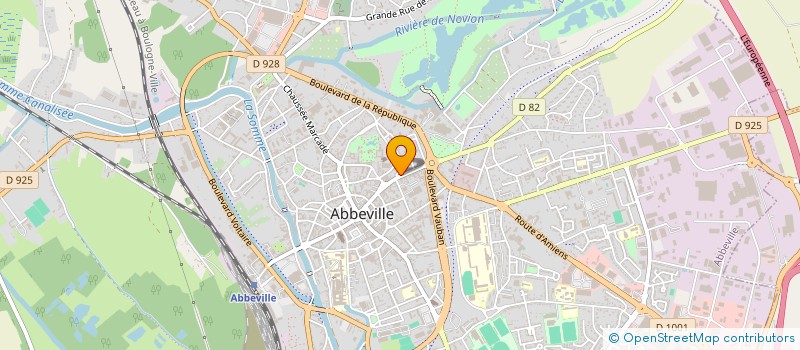 localisation de l'entreprise LEURAUPA à ABBEVILLE