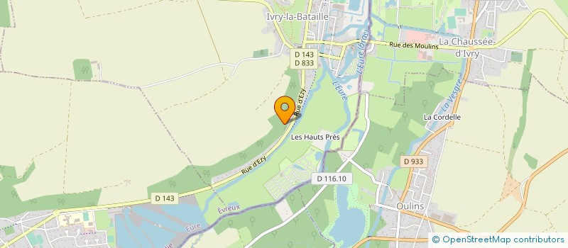 localisation de l'entreprise LEURE ASCENSEURS à IVRY-LA-BATAILLE