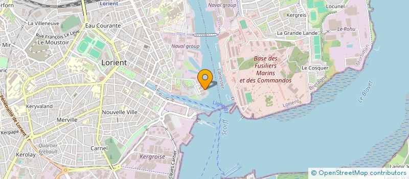 localisation de l'entreprise LEURENN à LORIENT