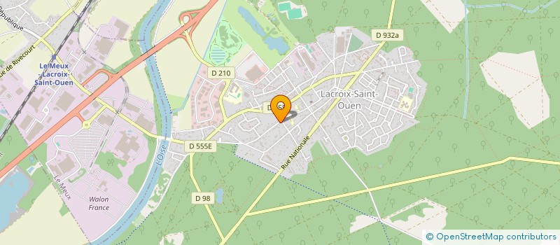 localisation de l'entreprise LEURRE EXACT  LACROIX-SAINT-OUEN