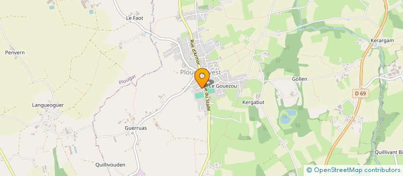 localisation de l'entreprise LEURS SOURIRES N'ATTENDENT PAS  PLOUGOURVEST