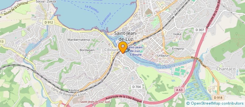 localisation de l'entreprise LEUTA AITA -SEMEAK  CIBOURE