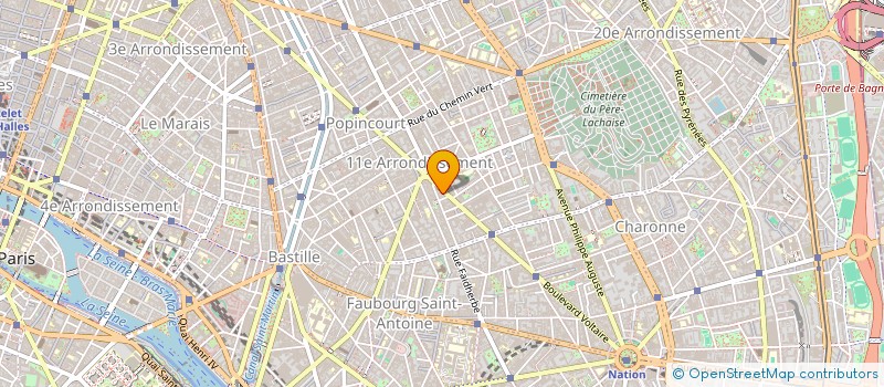 localisation de l'entreprise LEV  PARIS