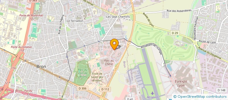 localisation de l'entreprise LEV  BRON