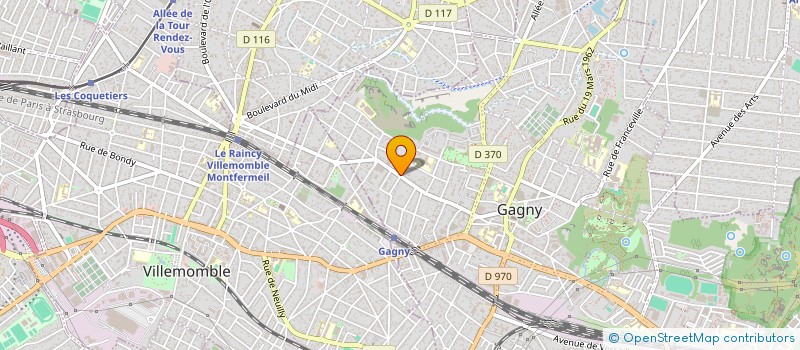 localisation de l'entreprise LEV AGENCY  LE RAINCY
