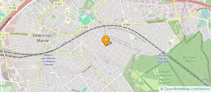 localisation de l'entreprise LEV'AVA  VILLIERS-SUR-MARNE