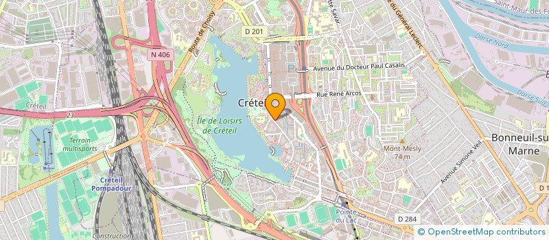 localisation de l'entreprise LEV CHALOM  CRETEIL